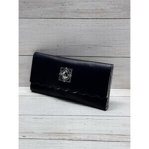 Catherine Malandrino Black Women's Leather Wallet NWOT